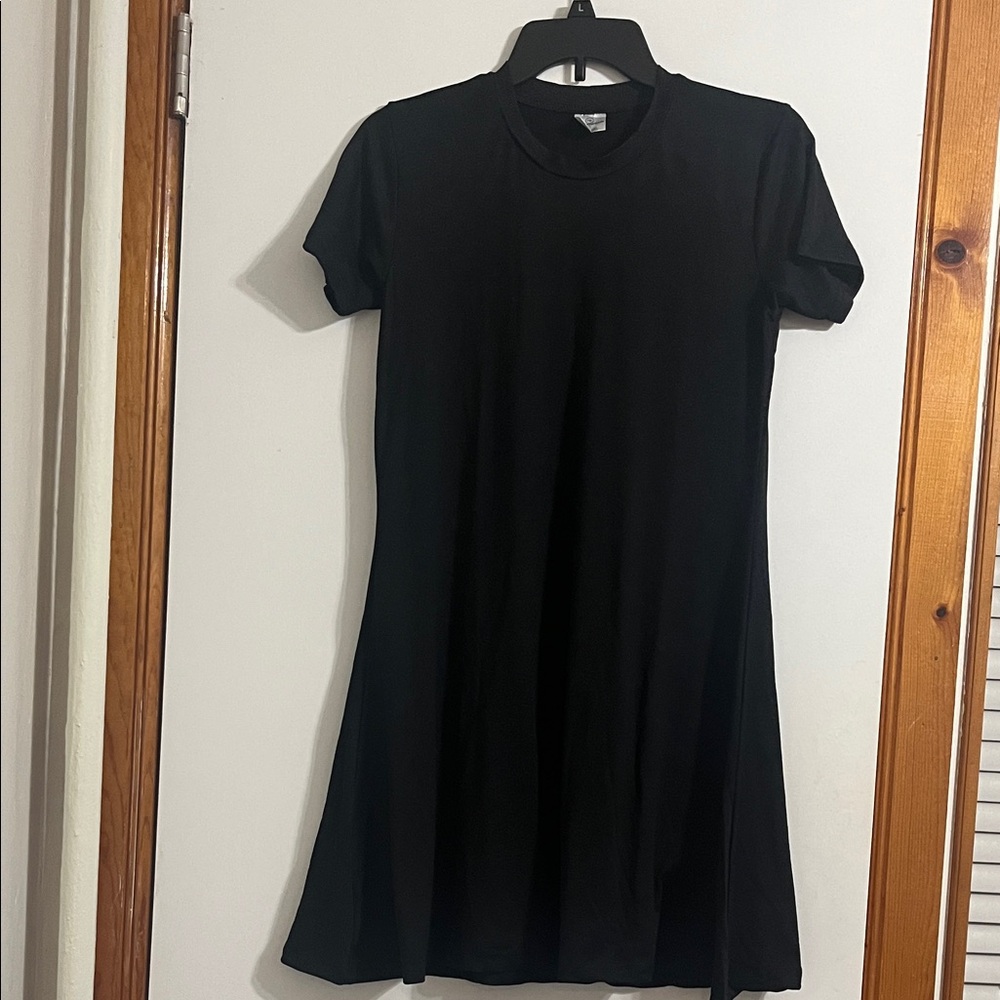 Real essentials Chic Black Mini knee length Dress size small